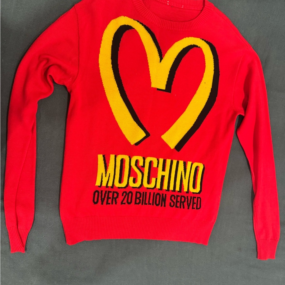 Moschino Couture McDonald’s 2014 Jeremy Scott Sweater